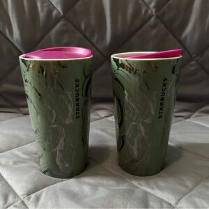 NWT Starbucks Ceramic Mug Set